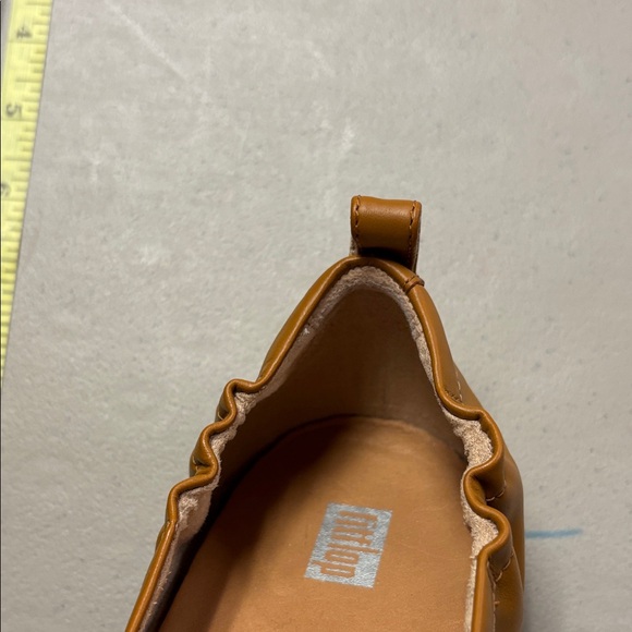 Fitflop Caramel Ballet Flats - Picture 3 of 9